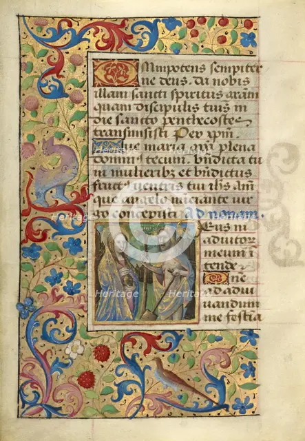 Noli me tangere; Poncher Hours, about 1500. Creator: Master of Cardinal Bourbon.