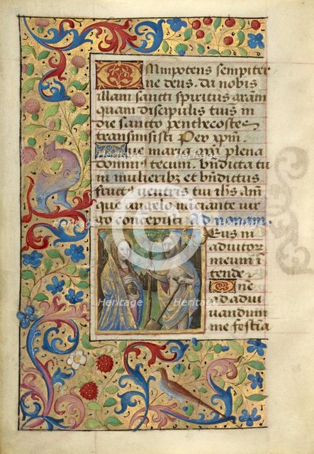 Noli me tangere; Poncher Hours, about 1500. Creator: Master of Cardinal Bourbon.
