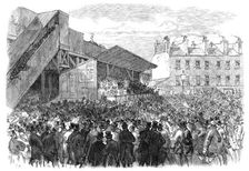 Nomination at the Southwark Election, 1870. Creator: C. R.