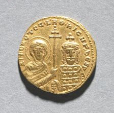 Nomisma with Nicephorus II Phocas (reverse), 963-969. Creator: Unknown
