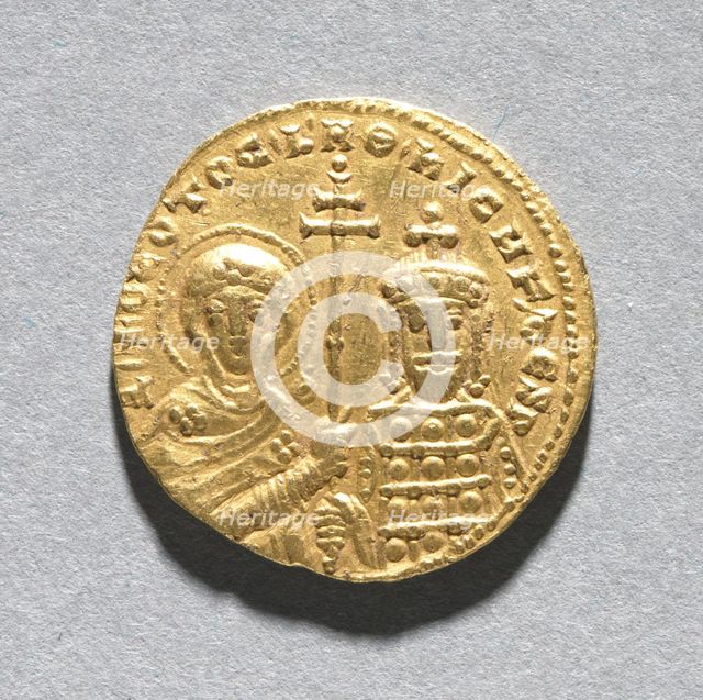 Nomisma with Nicephorus II Phocas (reverse), 963-969. Creator: Unknown.
