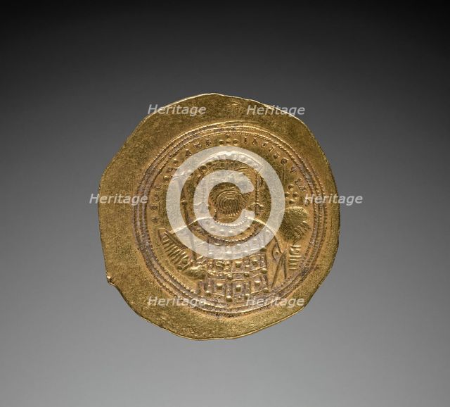 Nomisma with Constantine IX Monomachus (reverse), 1042-1055. Creator: Unknown.