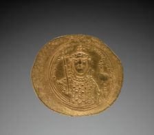 Nomisma with Constantine IX Monomachus (reverse), 1042-1055. Creator: Unknown