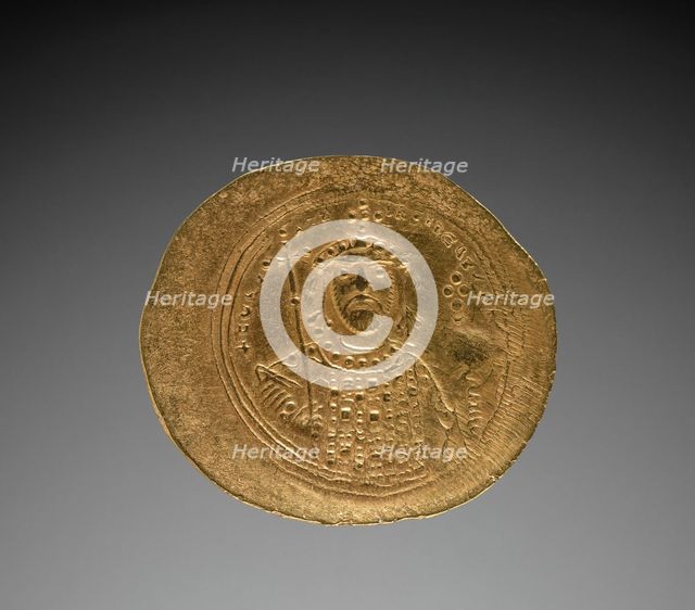 Nomisma with Constantine IX Monomachus (reverse), 1042-1055. Creator: Unknown.