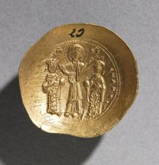 Nomisma with Eudocia and Romanus IV Diogenes , 1068-1071. Creator: Unknown