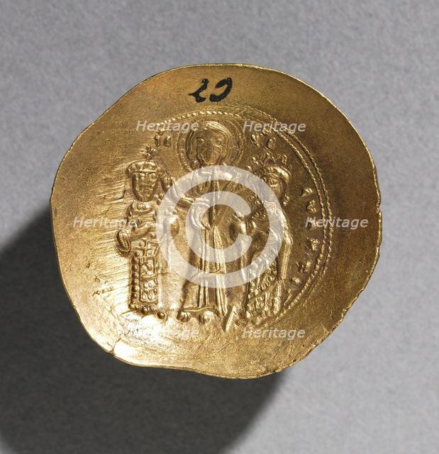 Nomisma with Eudocia and Romanus IV Diogenes (obverse), 1068-1071. Creator: Unknown.