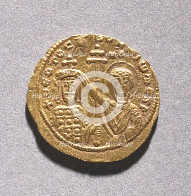 Nomisma with John I Zimisces (reverse), 969-976. Creator: Unknown.