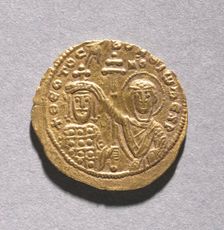 Nomisma with John I Zimisces (reverse), 969-976. Creator: Unknown