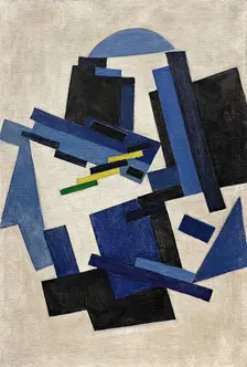 Non-Objective Composition, c1916. Creator: Rozanova, Olga Vladimirovna (1886-1918)