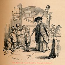 Non Angli sed Angeli forent si fuissent Christiani c1860, (c1860). Artist: John Leech