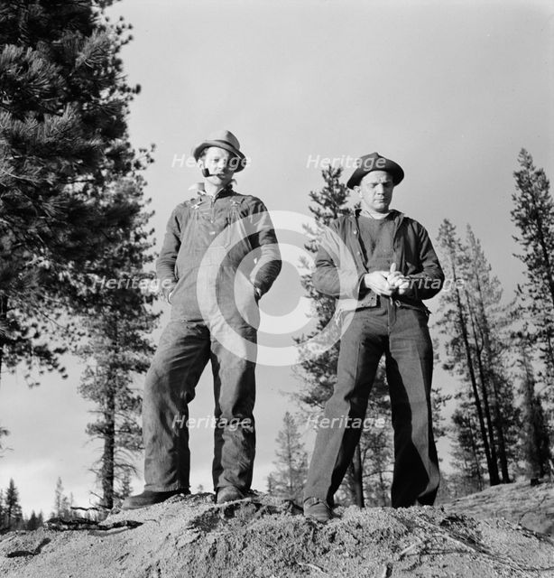 Non-farm migrants from Mississippi, came west in 1935, Gilchrist, Oregon, 1939. Creator: Dorothea Lange.