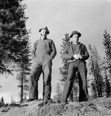 Non-farm migrants from Mississippi, came west in 1935, Gilchrist, Oregon, 1939. Creator: Dorothea Lange
