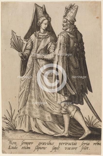 Non semper gravibus..., 1597. Creator: Robert Boissard.