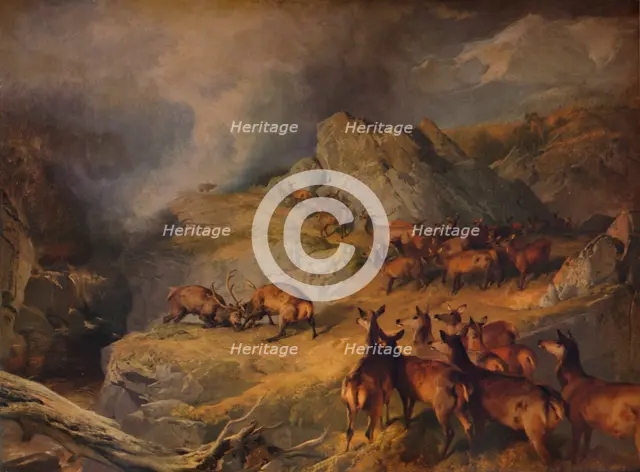 'None but the Brave deserve the Fair', c1854. Artist: Edwin Henry Landseer.