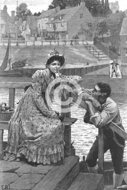 ''None so Deaf as those who won't Hear'; after E. Blair Leighton', 1890. Creator: Unknown.