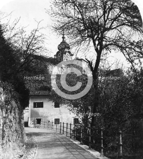 Nonnberg Abbey, Salzburg, Austria, c1900s.Artist: Wurthle & Sons