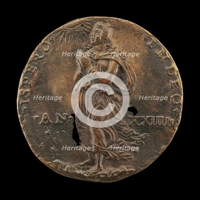 Nonnina Praying [reverse]. Creator: Niccolo Fiorentino.