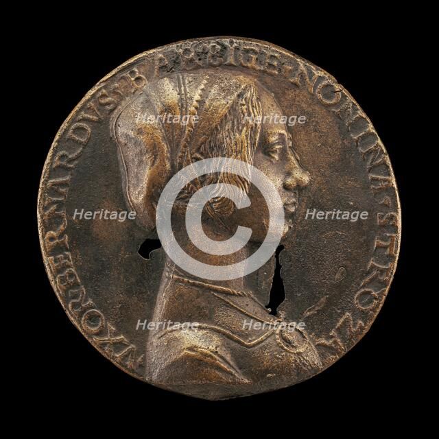 Nonnina Strozzi, Wife of Bernardo Barbigia [obverse]. Creator: Niccolo Fiorentino.