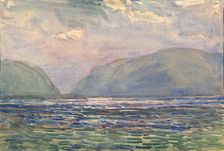 Noon above Newburgh, 1916. Creator: Frederick Childe Hassam