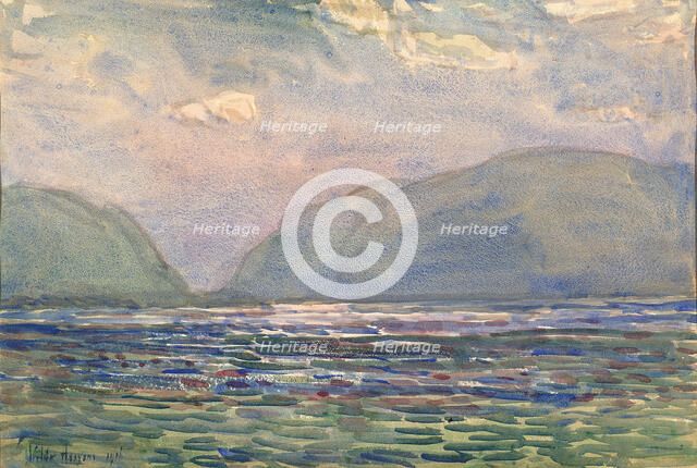 Noon above Newburgh, 1916. Creator: Frederick Childe Hassam.