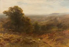 Noon on the Surrey Hills 1853-1893. Creator: George Vicat Cole