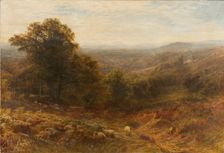 Noon on the Surrey Hills 1853-1893. Creator: George Vicat Cole