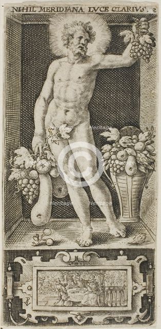 Noon, plate two from The Four Parts of the Day, n.d. Creator: Crispijn de Passe I.
