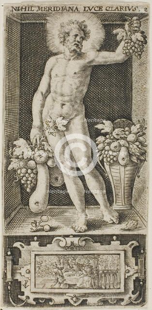 Noon, plate two from The Four Parts of the Day, n.d. Creator: Crispijn de Passe I.