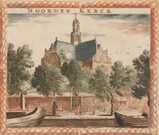 Noorder Kerck in: Tooneel Der Voornaamste Nederlands Huizen, En Lust Hoven, Naar T Leven..., n.d.. Creator: Unknown