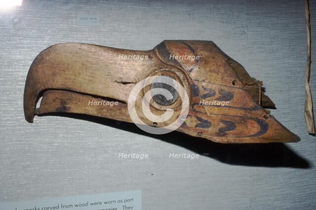 Nootka Eagle Mask, Pacific Northwest Coast, North American Indian. Artist: Unknown.