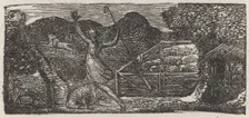 Nor Fox, nor Wolf, nor Rat among our Sheep 1821. Creator: William Blake