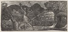 Nor Fox, nor Wolf, nor Rat among our Sheep 1821. Creator: William Blake