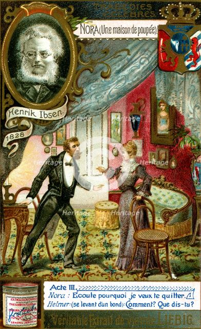 Nora (A Doll's House) by Henrik Ibsen, c1900. Artist: Unknown