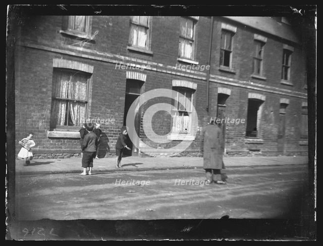 Nora Street, Cardiff, 1892. Creator: William Booth.