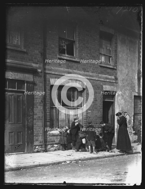 Nora Street, Cardiff, 1893. Creator: William Booth.