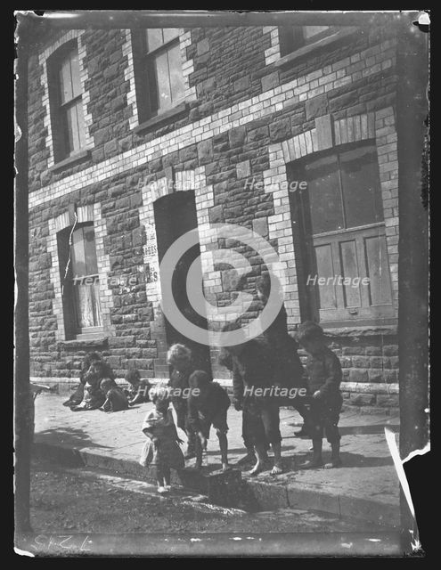 Nora Street, Cardiff, 1893. Creator: William Booth.