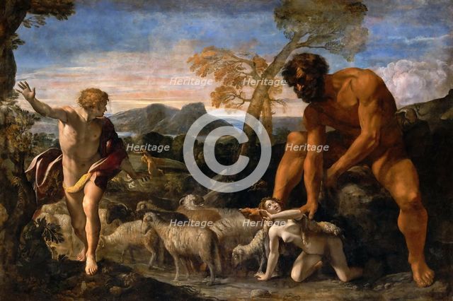 Norandino and Lucina Discovered by the Ogre, ca 1624. Creator: Lanfranco, Giovanni (1582-1647).