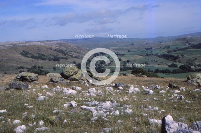Norber, Yorkshire, 20th century.  Artist: CM Dixon.