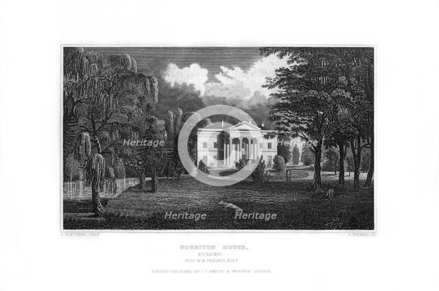 Norbiton House, Kingston upon Thames, Surrey, 1829.Artist: R Winkles