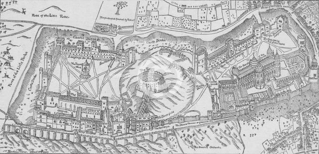 'Norden's View of Windsor Castle, 1607.' 1895. Artist: John Norden.