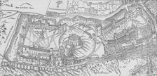 Norden's View of Windsor Castle, 1607. 1895. Artist: John Norden