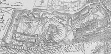 Norden's View of Windsor Castle, 1607. 1895. Artist: John Norden