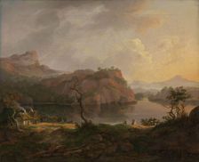 Nordic Landscape with a dead Tree, 1814. Creator: Johan Christian Dahl