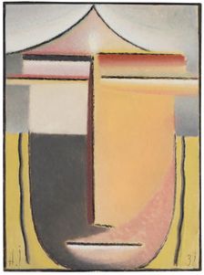 Nordic (Large Abstract Head), 1931. Creator: Alexei Jawlensky