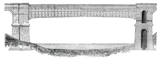 Nore Viaduct, Waterford and Kilkenny Railway, 1850. Creator: Unknown.