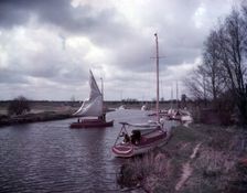 Norfolk Broads, c1955. Creator: Arthur Charles Kirby Ware