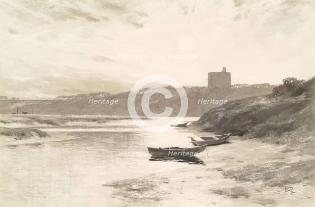 Norham Castle-Illustration For George Napier's "Homes And Haunts", 1883. Creator: George Reid.