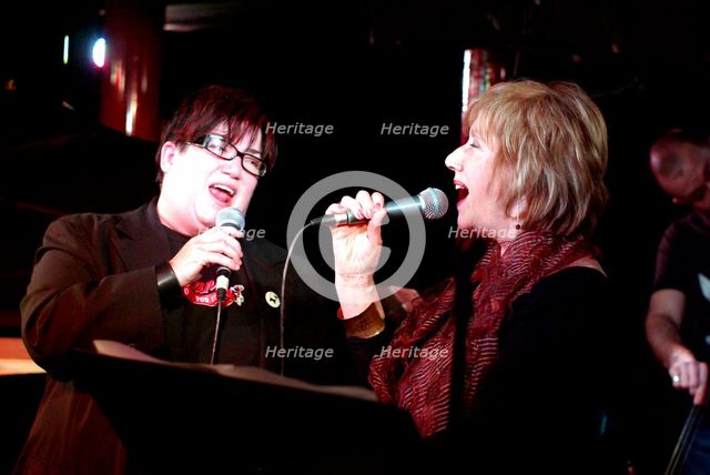 Norma Winstone and Lea DeLaria, Pizza Express, Dean St, London, 2/2008. Creator: Brian O'Connor.