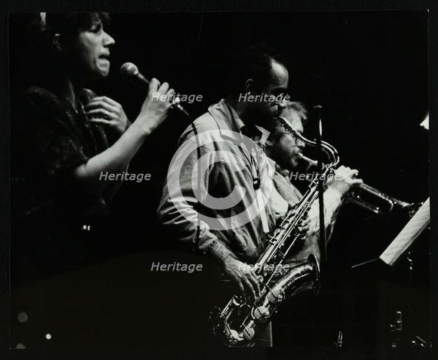 Norma Winstone, Art Themen and Henry Lowther performing at The Stables, Wavendon, Buckinghamshire. Artist: Denis Williams