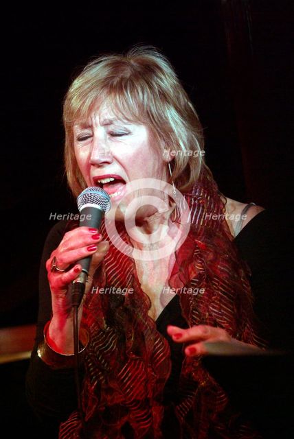 Norma Winstone, Pizza Express, Dean St, London, 2/2008. Creator: Brian O'Connor.